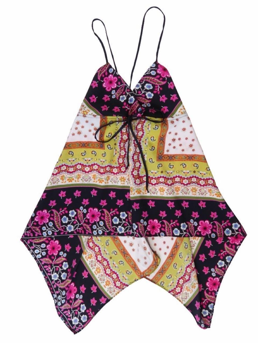 100% Silk Single Patchwork Top